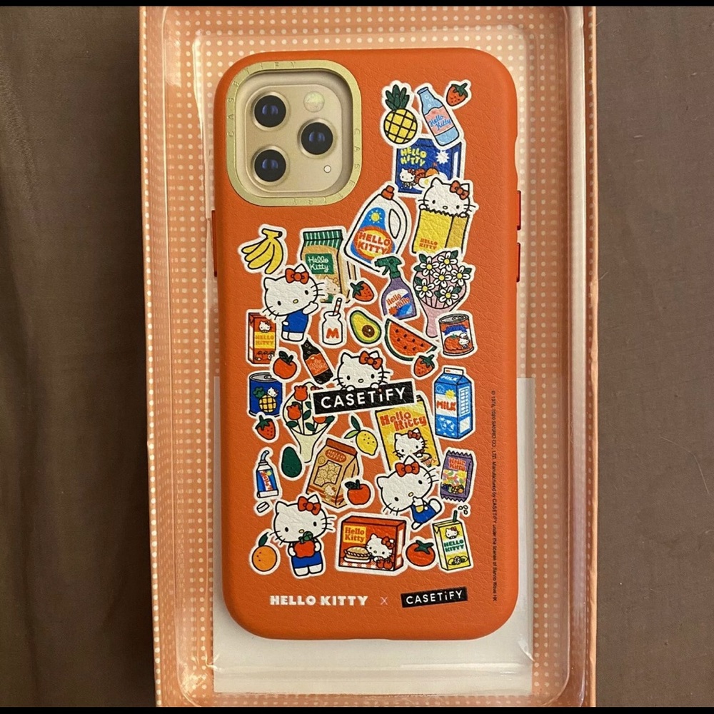Casetify x Hello Kitty iPhone 11 Pro leather case